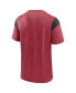 ფოტო #4 პროდუქტის Men's Cardinal, Black Arizona Cardinals Home Stretch Team T-shirt