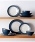 Фото #2 товара Набор посуды Noritake Colorwave Rim 12 предметов для обеда, комплект на 4 персоны, создан для Macy's.