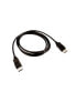 Фото #7 товара V7 Black Video Cable Pro DisplayPort Male to DisplayPort Male 2m 6.6ft - 2 m - DisplayPort - DisplayPort - Male - Male - 7680 x 4320 pixels