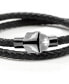 ფოტო #2 პროდუქტის Men's Star Wars Mandalorian Helmet Double Wrap Bracelet