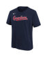 ფოტო #3 პროდუქტის Big Boys Jose Ramirez Navy Cleveland Guardians Home Player Name and Number T-shirt