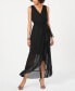 ფოტო #2 პროდუქტის Surplice High-Low Maxi Dress