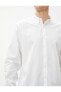 Basic Gömlek Klasik Yaka Uzun Kollu Düğmeli Pamuklu Non Iron