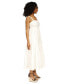 ფოტო #3 პროდუქტის Women's Square-Neck Sleeveless Tiered Midi Dress