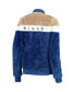 Свитшот женский G-III 4Her by Carl Banks Riot Squad Sherpa Royal, Cream Buffalo Bills Full-Snap Royal, Cream, XL - фото #4