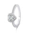 Фото #1 товара Romantic silver ring Heart RI047W