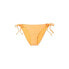 Juniors' Ribbed String Cheeky Bikini Bottom - Xhilaration™ Orange Size M