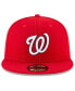 Фото #2 товара Men's Red Washington Nationals 2023 Jackie Robinson Day 59FIFTY Fitted Hat