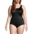 Фото #12 товара Plus Size DDD-Cup Chlorine Resistant Soft Cup Tugless Sporty One Piece Swimsuit