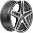 2DRV WH38 daytona grau hochglanzpoliert 9x20 ET35 - LK5/112 ML66.6