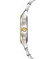 ფოტო #2 პროდუქტის Women's Sutton Diamond (1/10 ct. t.w.) Two-Tone Stainless Steel Bracelet Watch 32.5mm