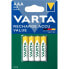 Фото #3 товара VARTA AAA LR03 800mAh Rechargeable Battery 4 Units