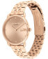 ფოტო #2 პროდუქტის Women's Elliot Rose Gold-Tone Stainless Steel Bracelet Watch 36mm