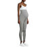 Фото #2 товара Time and Tru Maternity Legging Women Large Heather Gray Cotton Elastic Waistband