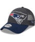 Фото #1 товара Big Boys and Girls Graphite New England Patriots Reflect 9FORTY Adjustable Hat