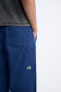 FADED CARPENTER TROUSERS WITH POCKET