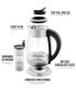 Фото #4 товара Glass Electric Tea Kettle 1.8 Liter Bisphenol A Free Cordless Body 1500 Watt, KG661S