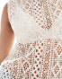 Фото #2 товара Object cropped crochet top in cream