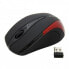 Wireless Mouse Esperanza EM101R Black Red Black/Red