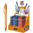 Ручка с жидкими чернилами Bic 964785 1 mm Разноцветный (48 штук)