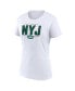 ფოტო #4 პროდუქტის Women's Green, White New York Jets Two-Pack Combo Cheerleader T-shirt Set