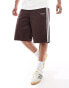 Фото #1 товара adidas Original 80s 11 inch bermuda shorts in shadow brown