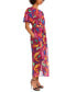Фото #3 товара Платье Donna Morgan с поясом на завязках и объемными рукавами