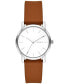 Фото #1 товара Наручные часы DKNY женские Soho коричневый кожаный ремешок 34мм