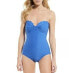 Kate Spade New York 169074 Womens Bandeau One-Piece Swimwear Blue Size Medium
