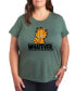 ფოტო #1 პროდუქტის Trendy Plus Size Garfield Graphic T-shirt