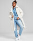Фото #5 товара Women's Plus Size Notch-Collar Teddy Coat, Created for Macy's