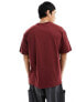 Nike SB logo t-shirt in burgundy