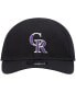 Фото #3 товара Newborn and Infant Unisex Black Colorado Rockies My First 9Twenty Stretch Fit Hat