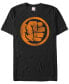 Фото #1 товара Marvel Men's Hulk Distressed Orange Fist Logo Short Sleeve T-Shirt