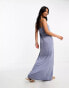 Фото #4 товара ASOS DESIGN bandeau maxi dress in blue