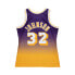 Фото #2 товара Mitchell & Ness Fadeaway Swingman Crew Neck Athletic Tank Top Jersey 1984 Mens S