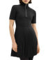 Фото #1 товара Theory Zip-Up Combo Wool-Blend Sweaterdress Women's Black L