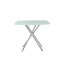 Фото #5 товара Стул для кухни Simplie Fun 36" Square Frosted Tempered Glass Table