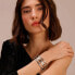 Elegant gold-plated bracelet with crystals With You BWY20