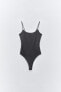 STRAPPY POLYAMIDE BODYSUIT