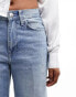 Фото #10 товара River Island wide leg jean in mid-blue