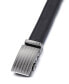 Men's Grayscale Stipple Leather Ratchet Belt