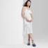 Фото #1 товара Women's Ruffle Midi Dress - Wild Fable White XXS