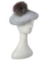 Фото #1 товара Surell Accessories Fleece-Lined Beret Women's Silver