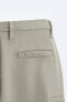 Straight fit cargo trousers