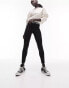Фото #2 товара Topshop Petite branded elastic legging in black