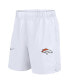 Men's White Denver Broncos Blitz Victory Performance Shorts