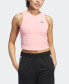 Women' Sunglass Pack Cropped Tank Top Semi Pink Spark, S - фото #1