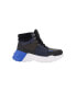 Фото #2 товара Men's Mixed Media Two Tone Lightweight Sole Hi Top Sneakers