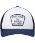 Men's White, Navy Presidential Suite Trucker Snapback Hat